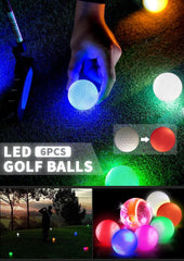 Caiton Night Glow Golf Balls – 6-Pack High-Visibility