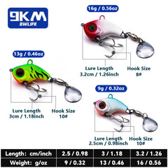 Crankbait & Spinner Fishing Lures 9–16g