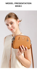 Genuine Leather Women’s Small Crossbody Shoulder Bag