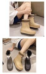 Women’s Waterproof Non-Slip Rain Boots – Soft, Comfortable & Stylish Outdoor Footwear