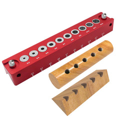 3–12mm Vertical Pocket Hole Jig – Self-Centering Drill Guide