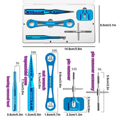 Fishing Reel Bearing Pin Remover Tool – Precision Bearing & Spool Pin Extractor for Spinning Reels