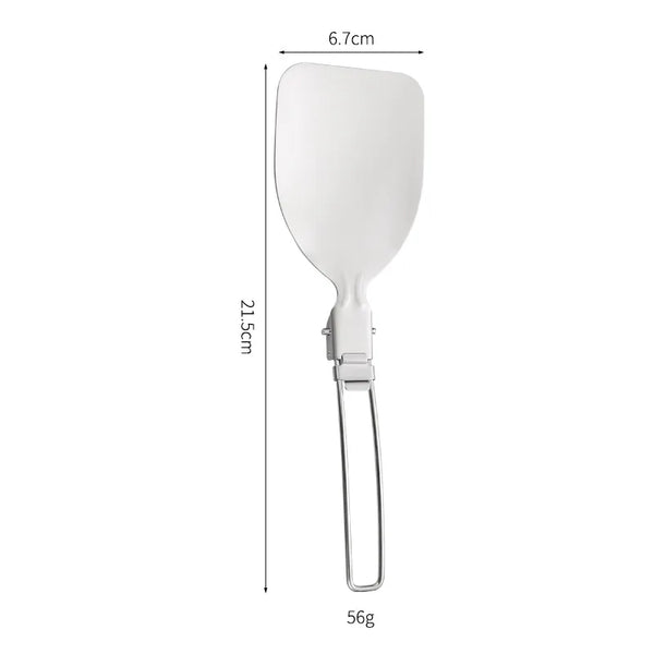 304 Stainless Steel Folding Camping Spork – Multifunctional Outdoor Cookware Tool