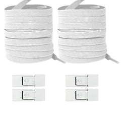 Elastic No-Tie Shoelaces with Press Lock