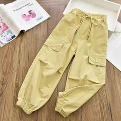 Kids Cargo Joggers – Light Breathable Casual Pants for Autumn & Summer