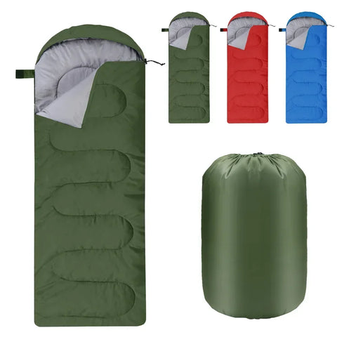 Ultralight 4-Season Waterproof Camping Sleeping Bag – Warm Envelope Design for Outdoor Hiking & Travel