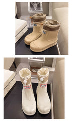 Women’s Waterproof Non-Slip Rain Boots – Soft, Comfortable & Stylish Outdoor Footwear