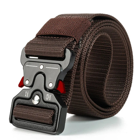 Unisex Tactical Nylon Belt with Quick Release Buckle