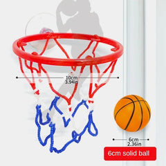Kids Mini Basketball Hoop – Suction Cup Wall-Mounted Indoor Game Set