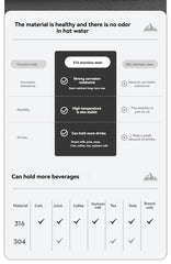 2L Thermos Bottle Insulated Water Bottle Vacuum Flasks Stainless Steel Thermal Bottle Cold coffee hot Tea Cup drinkware Gym mug