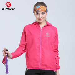 X-TIGER Windproof Cycling Jacket – Lightweight Reflective MTB Windcoat