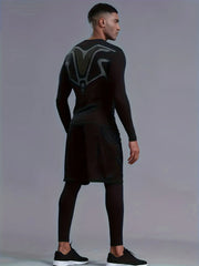 Men’s Quick-Dry Fitness Long-Sleeve Top