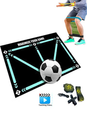 90cm Foldable Football Dribble Training Mat – Kids & Adults