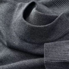 Men’s Autumn Mock Turtleneck Knit Sweater