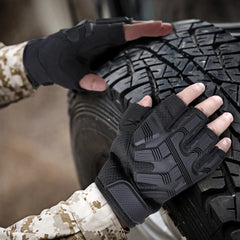 Tactical Half Finger Gloves – Non-Slip Shockproof Outdoor Sports Gear for Men