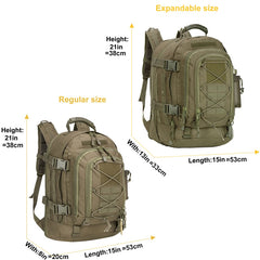LQARMY 65L Tactical Military Backpack – Large Capacity Hiking & Camping Rucksack