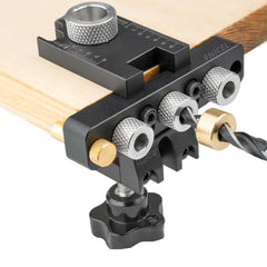 3-in-1 Precision Doweling Jig – Wood Hole Drilling Guide