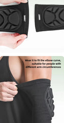 Compression Elbow Pads – Sports Protector Braces (1 Pair)