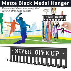 Sports Medal Display Rack – Metal Hanger for Ribbons & Medals