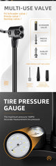 WEST BIKING 160PSI Portable Bike Pump – Presta & Schrader Valve