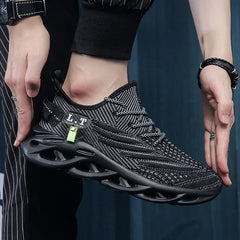 YRZL Men’s Sport Sneakers – Breathable Lightweight Running Shoes