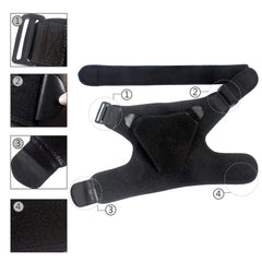Adjustable Shoulder Brace with Pressure Pad – Left & Right Support