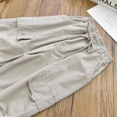 Kids Cargo Joggers – Light Breathable Casual Pants for Autumn & Summer