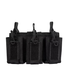 Tactical Triple Mag Holder – Open-Top MOLLE Magazine Pouch for M4/M16/AK