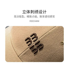 High-Quality Korean Embroidered Hard-Top Baseball Cap – Unisex Spring & Autumn Suncap