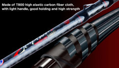 BIUTIFU Traveller Carbon Fishing Rod – Spinning/Casting Fuji Lure Rod 1.8–3.0m