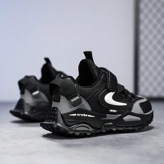 Kids PU Leather Fashion Sneakers