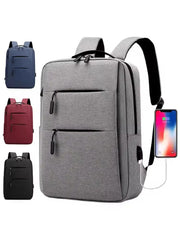 Multi-Layer Zippered Laptop Backpack – Business & Travel Bag for Men and Women