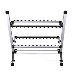 Aluminum Alloy Fishing Rod Rack – 24-Rod Holder Stand Organizer for Fishing Poles