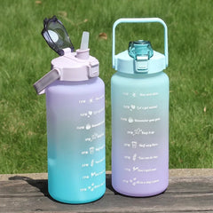 2000ml Large Capacity Gradient Water Bottle – Outdoor Sports & Fitness