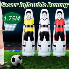 175CM Soccer Inflatable Training Dummy – Portable Football Practice Mannequin for Goalkeeper & Defender Drills