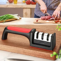 3-Segment Stainless Steel Kitchen Knife Sharpene