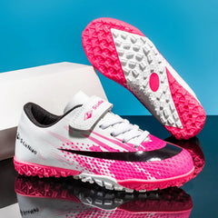 Kids Firm Ground Soccer Cleats – Lightweight Boys & Girls Outdoor Training Football Shoes