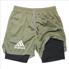 Men’s 2-in-1 Running Shorts with Phone Pocket