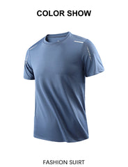 CHRLCK Men’s Quick-Dry Sports T-Shirt – Summer Outdoor