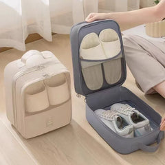 High-Quality Portable Travel Shoe & Clothes Bag – Double/Single Layer Organizer