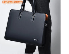 MOTAORA Genuine Leather Laptop Briefcase (14–15.6")