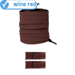 Elastic No-Tie Shoelaces with Press Lock