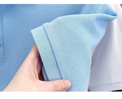 Men’s Luxury Cotton Polo – Pony Embroidery Short Sleeve