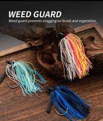 WALK FISH Spinner & Chatter Bait – 7g/10g/14g Weedless Bass Fishing Lure