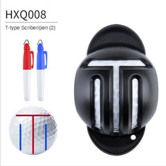 PGM Golf Ball Line Marker Tool with 2 Marker Pens – Alignment & Putting Guide