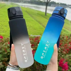 0.5/1L Sports Water Bottle – Leak-Proof Portable Gym Bottle