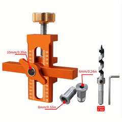 2-in-1 Cabinet Door Installation Positioner – Mounting Jig for 6/8/10mm Panels