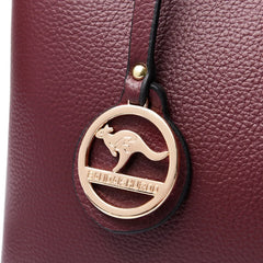 Kangaroo Women’s Large Capacity PU Shoulder Bag