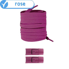 Elastic No-Tie Shoelaces with Press Lock