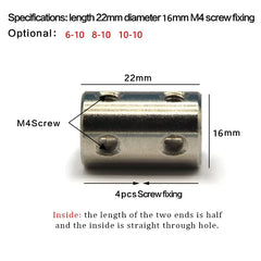 Rigid Shaft Coupling Set for DIY Motors